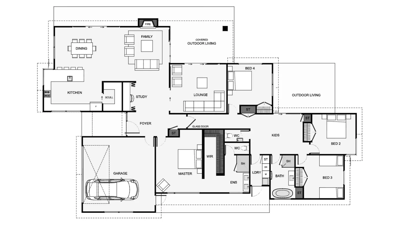 Beulah floor plan