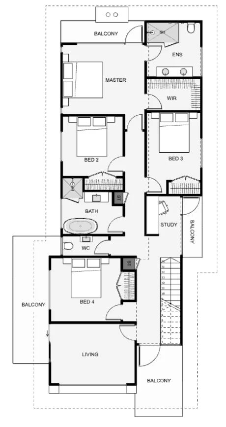 Lochness floor plan — drawing 1