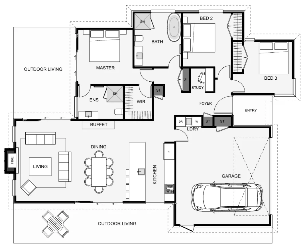 Mauao floor plan
