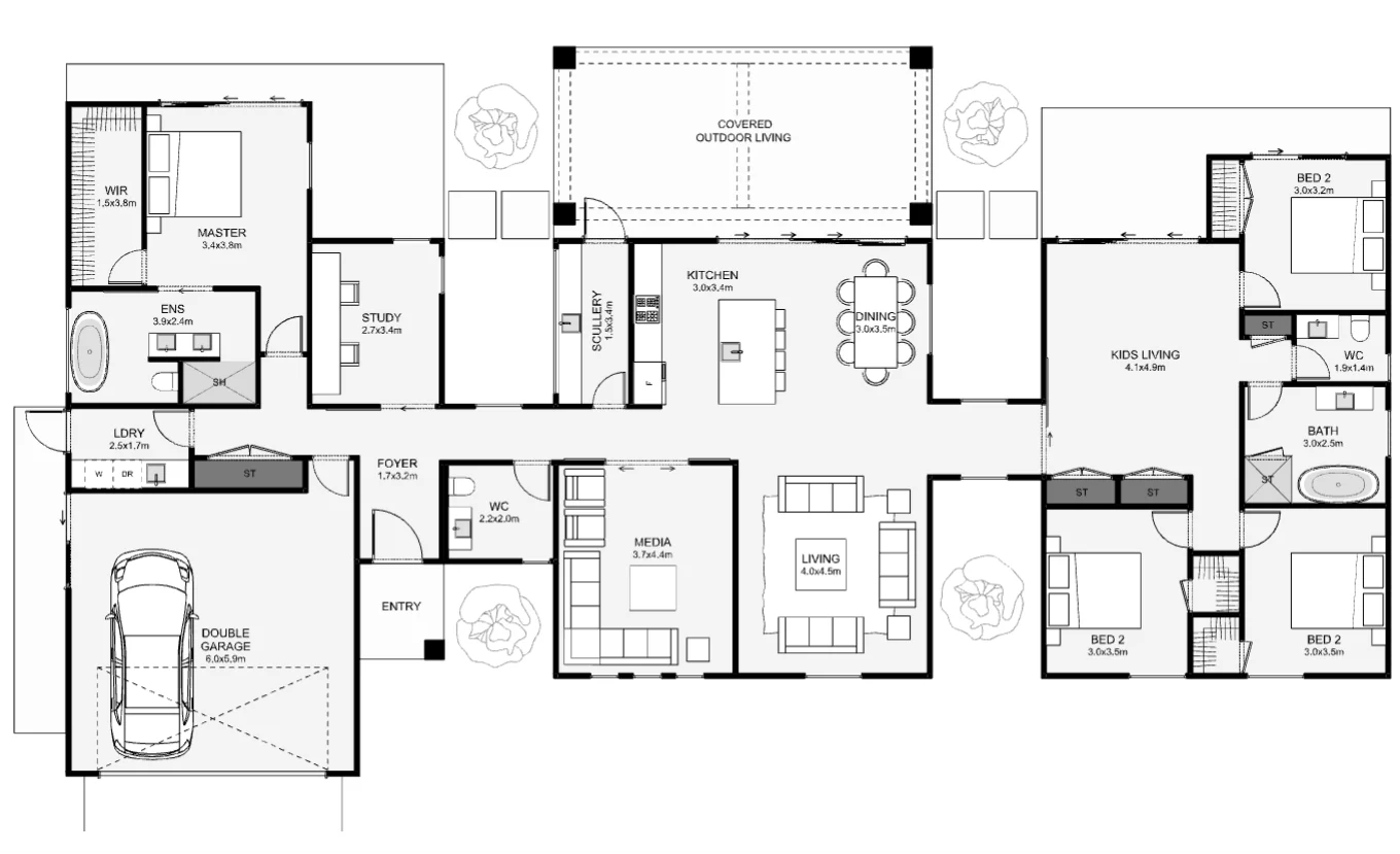 Sanctuary floor plan