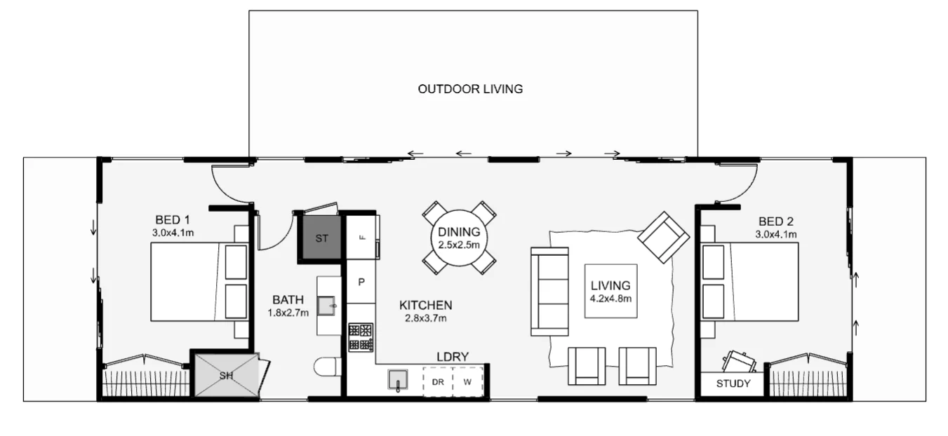 Takahe floor plan