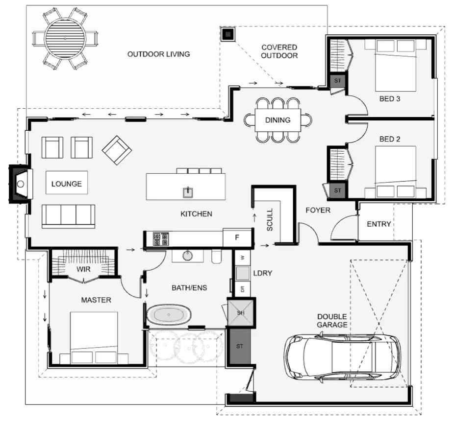 Taranaki floor plan