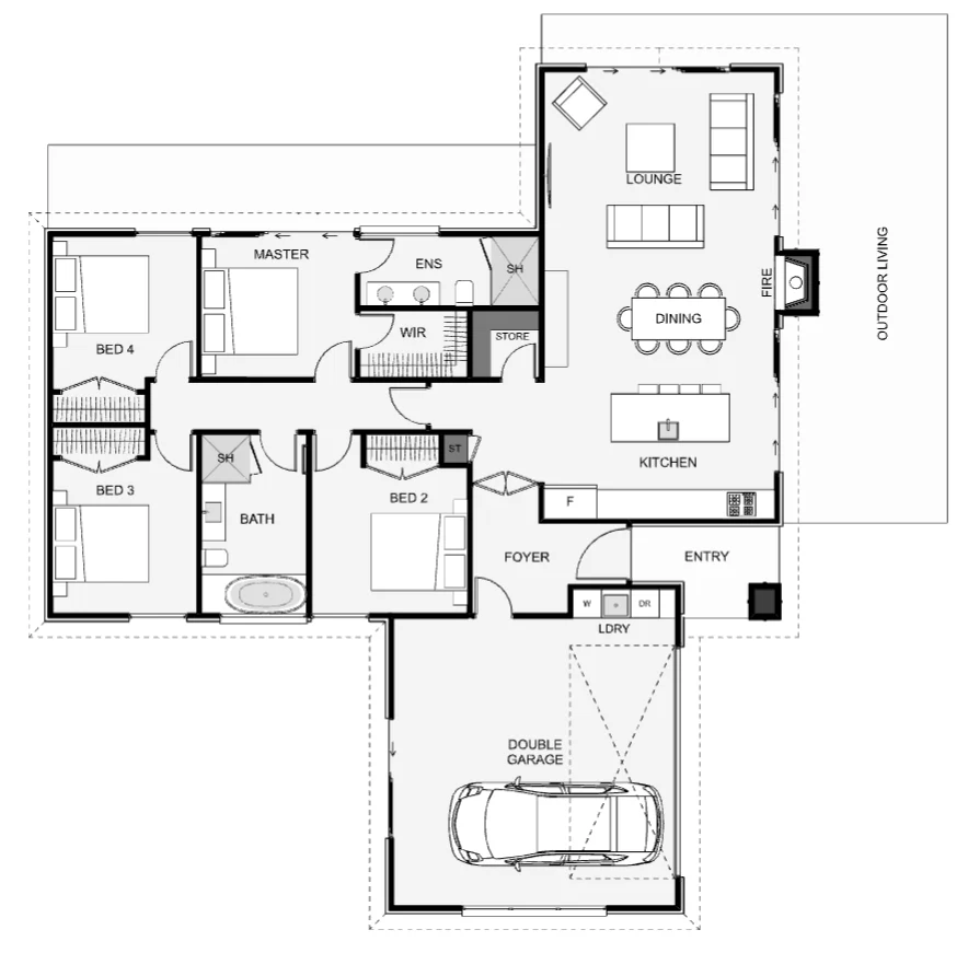 Tarawera floor plan