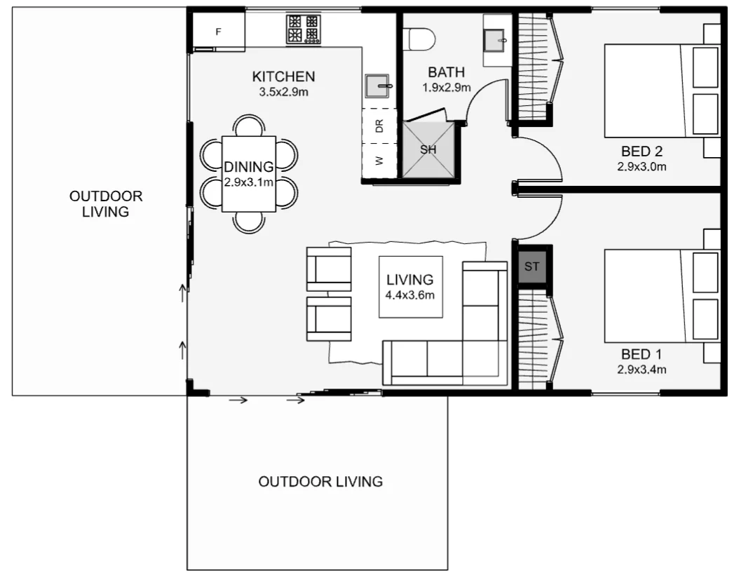 Tui floor plan