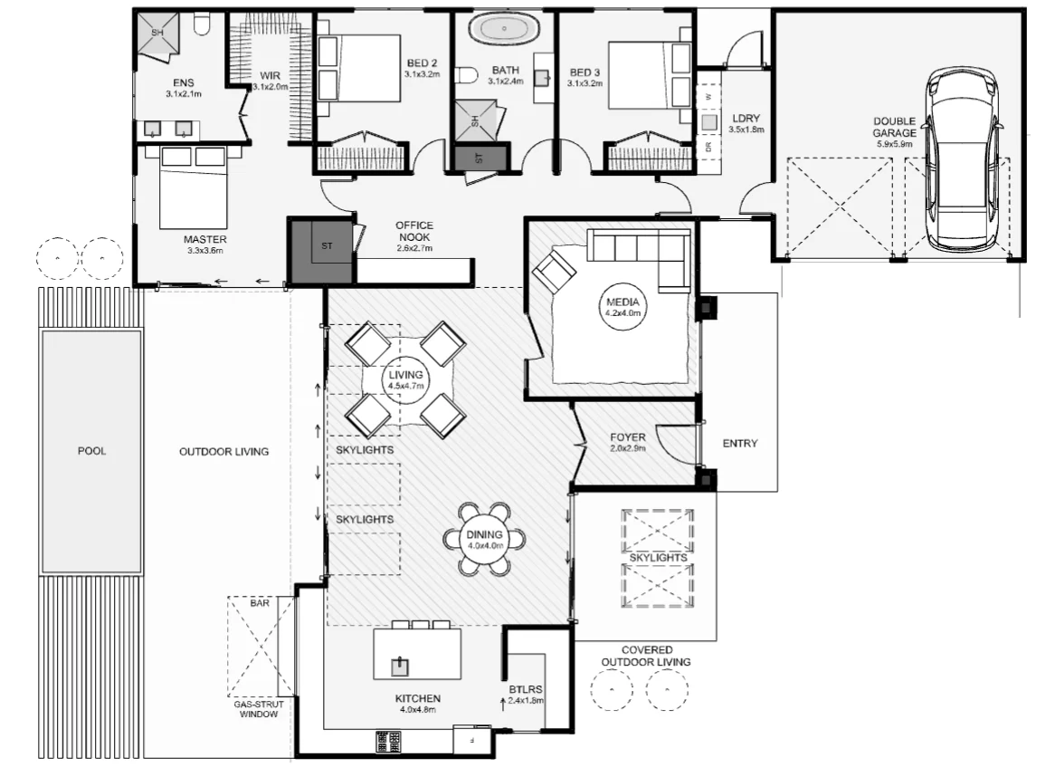 Zircon floor plan